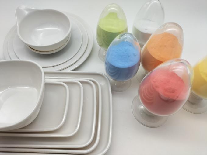 Amino Moulding Compound A1 UMC Urea Molding Plastics Material For Melamine Dinnerware 3