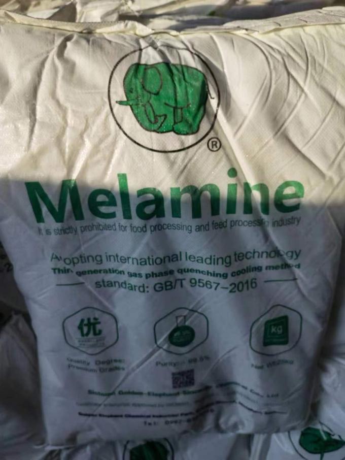99.5%Min Pure Melamine Powder Cas 108-78-1/94977-27-2 For MF/SMF 4