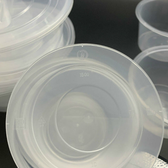 Biodegradable 350ml Disposable Plastic Food Containers With Lid