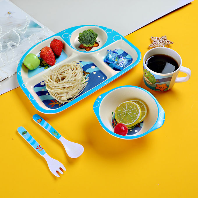 Melamine Food Grade Baby Cartoon Tableware Style Customized 0