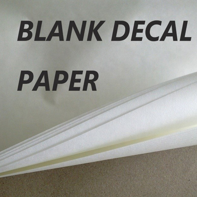 40-45 Gsm Pure White Melamine Decal Paper Overlay Paper 0