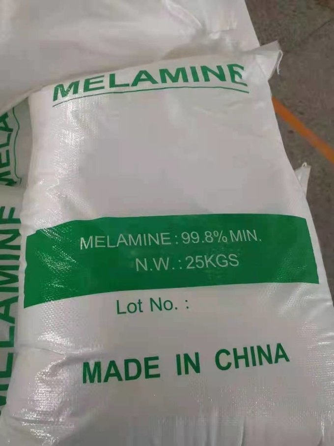 High Pressure 99.8 % Min Pure Melamine Powder CAS NO 108-78-1 4