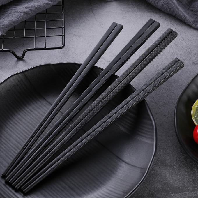 Non Slip Sushi Food Bar Ribs Stick Goldage Chopsticks Chinese Gift Reusable 0