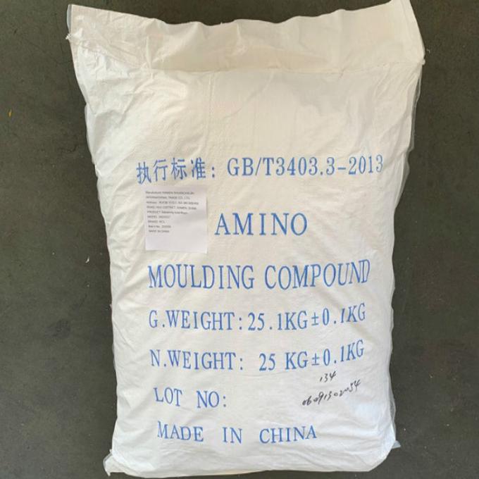 25 Kg / Bag Odorless Melamine Moulding Powder For Tableware Industry Use 2