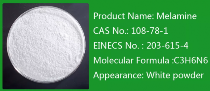High Pressure Pure Melamine Powder 99.8% Min. CAS 108-78-1 0