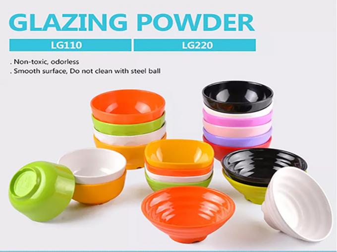 LG220 Melamine Tableware Glazing Powder Manufacturers For Shining