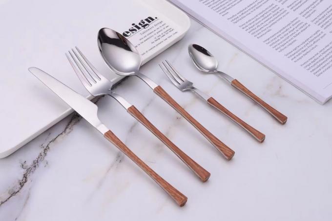 Eco Friendly Melamine Dinnerware Spoon Fork Knife Chopsticks Kit For Restaurant Home 2
