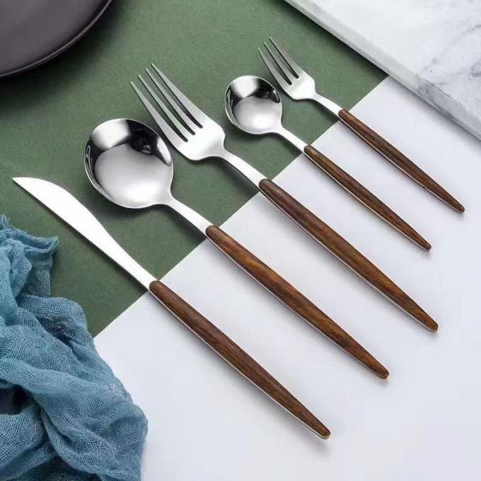 Eco Friendly Melamine Dinnerware Spoon Fork Knife Chopsticks Kit For Restaurant Home 3