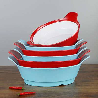 Good price Double Color 100% Melamine Tableware In Restaurant / Canteen online