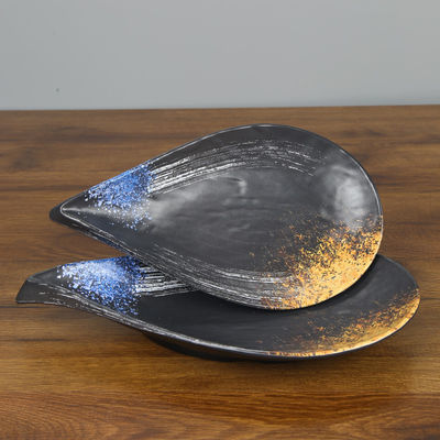 Good price Exotic 100% Melamine Plate Water Drop Plate Flower Shape Plate Triangle Shaped online