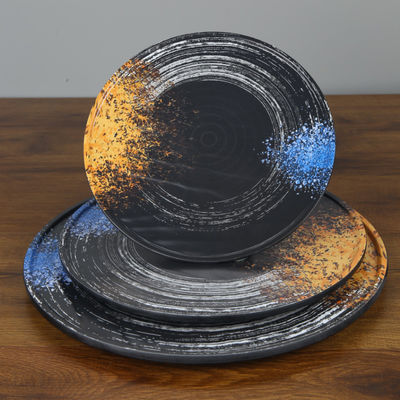 Good price Various Size Of Round Melamine Plate Sushi Melamine Dish Stock Available online