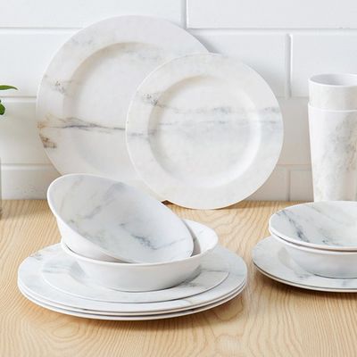 Good price Eco Friendly White Color Melamine Serving Bowl For Ramen Virtually Unbreakable online
