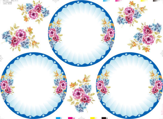 Good price Decorative melamine paper for dinnerware For Melamine Plates Melmaine Decal Paper online