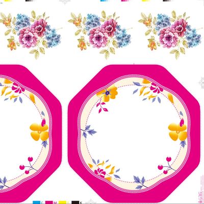 Good price Sample Available And Free Melamine Plate Decal Paper With Die Cutting Type Of Kiss Cut online