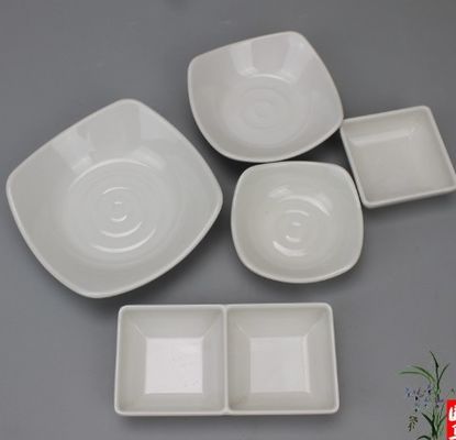 Good price Custom White Color Melamine Tableware Big Plastic Hotel Serving Bowls online