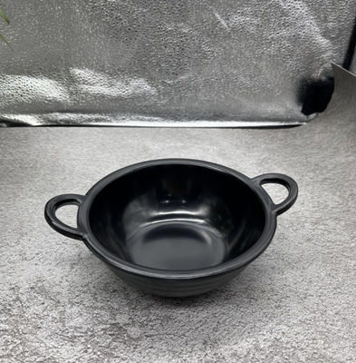 Good price Glossy Black Handle Melamine picnic set online