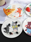 Customized Printed Melamine Tableware Sets Round Melamine Plates Eco Freindly melamine ware plates