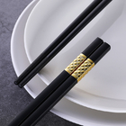 Reusable Alloy Chopsticks 24cm Long Square Head Chinese Noodle Sushi Chopsticks