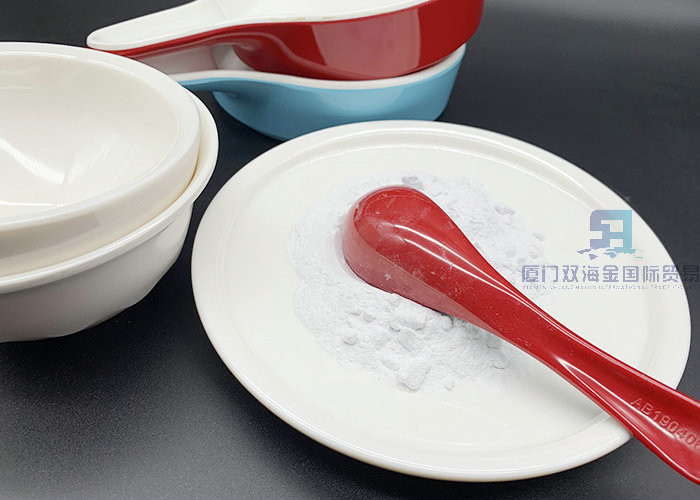 A5 Melamine Raw Material Injection Molding Powder Superior Surface Hardness