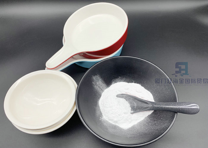 Anti Scratch Pure Melamine Moulding Compound E.U Food Standard Tasteless