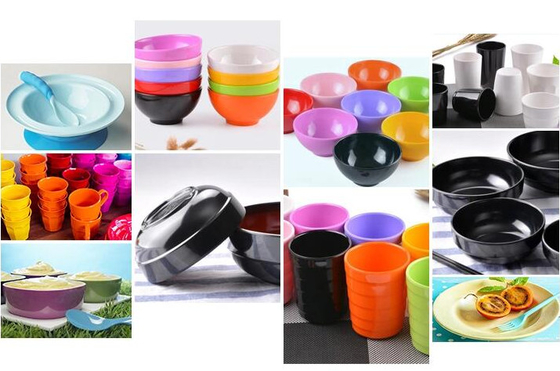 Good price Colorful Urea Moulding Compound 99.8% Melamine Food Grade Tableware online