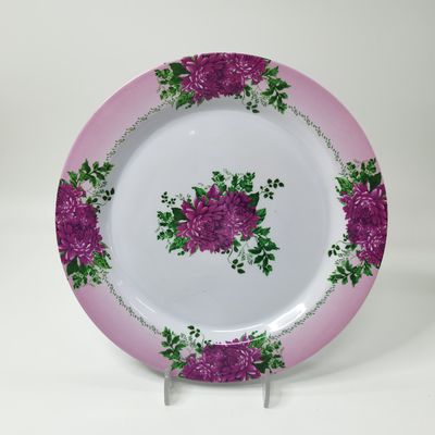 Customized Lovely Pink Melamine Dinner Plate Gift Set JD-30808