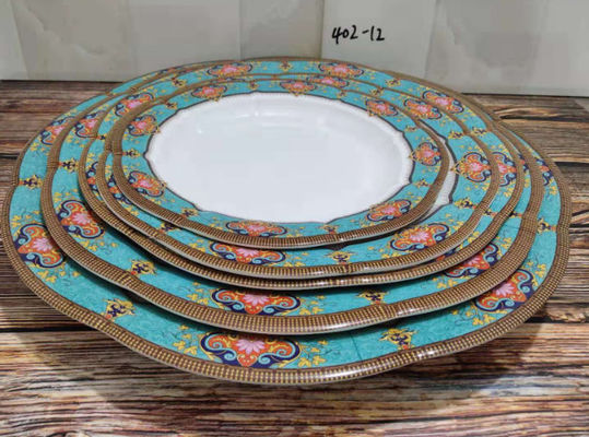 Good price Custom White Melamine Dinnerware Sets For Kitchen Serving Bowls online