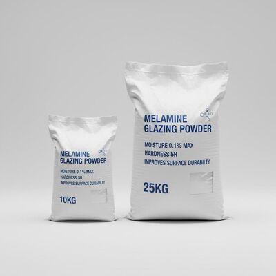 Good price Melamine Glazing Powder in 10kg 25kg Sizes for Enhanced Surface Durability online