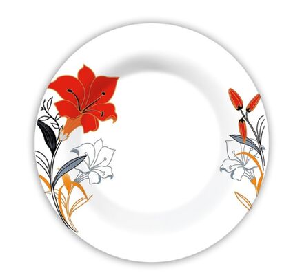 High Definition Waterproof Wear Resistant Hydrographic Printing Decal Sheet For Melamine Tableware