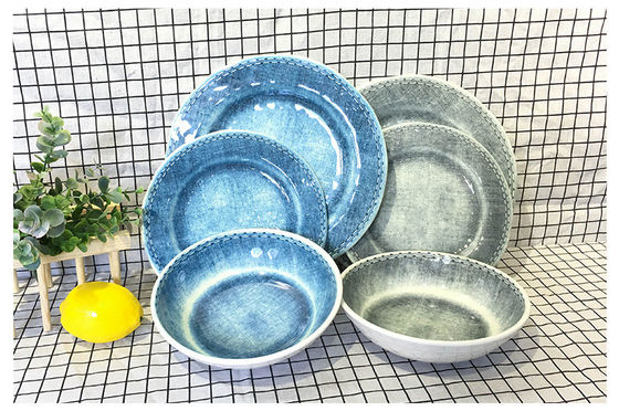 Good price Hot Sale Food Grade Shatterproof Heat Resistant Melamine Dinnerware Sets and Plates for Hotels and Restaurants online