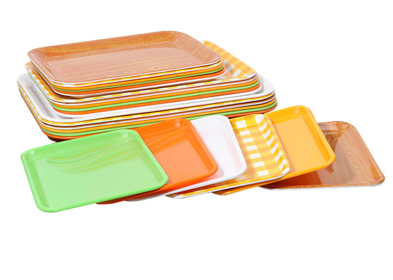 Good price Break Resistant Melamine Serving Tray Tableware Customized Size And Design online