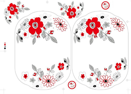 Good price White 45gsm Melamine Overlay Paper For Melamine Tableware online