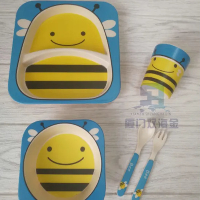 Good price Household Bamboo Childrens Dinnerware , Bamboo Fiber Dinnerware online