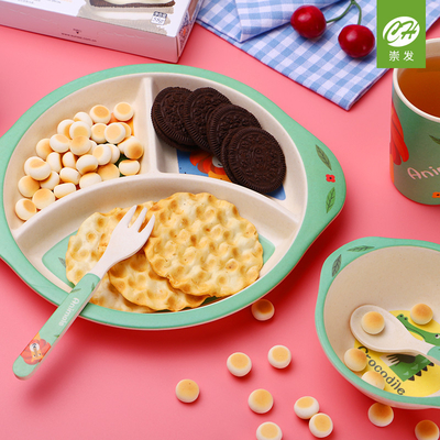 Melamine Food Grade Baby Cartoon Tableware Style Customized