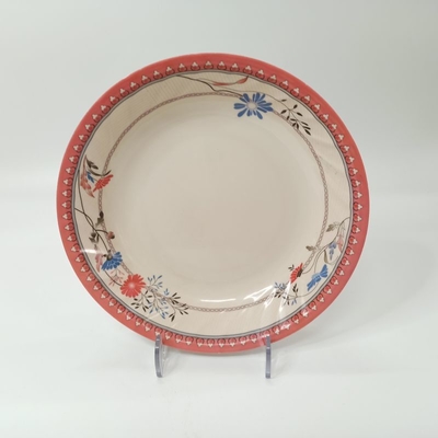 Good price Chip Resistant Home Melamine Round Plates Restaurant Dinner Plates online