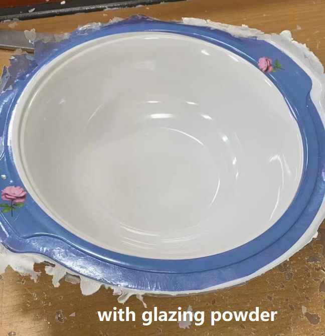 Flowing 200mm Melamine Glazing Powder with Specific Gravity 1.5-1.6g/cm3 Best Choice 1